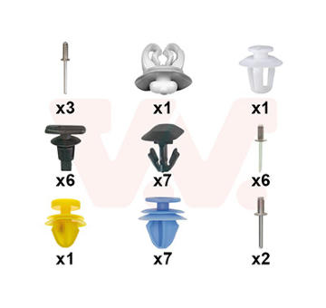 Montáżna sada dverí VAN WEZEL 4040799