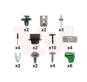 Montáżna sada, Nárazník VAN WEZEL 4043793