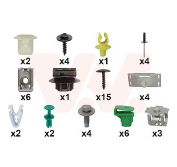 Montáżna sada, Nárazník VAN WEZEL 4043794