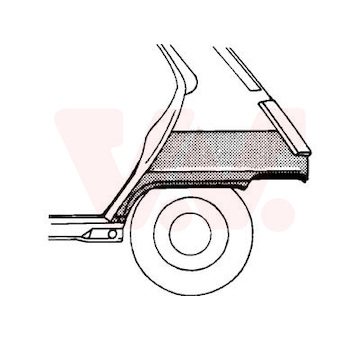 Boční stěna VAN WEZEL 4337145