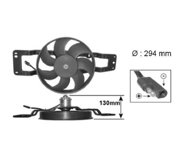 Ventilátor chladenia motora VAN WEZEL 4342747