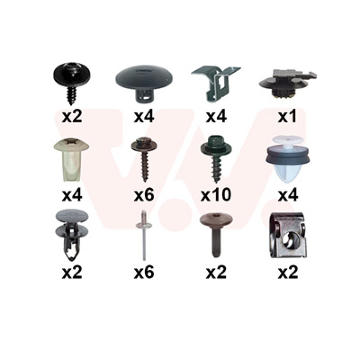 Montáżna sada, Nárazník VAN WEZEL 4415793