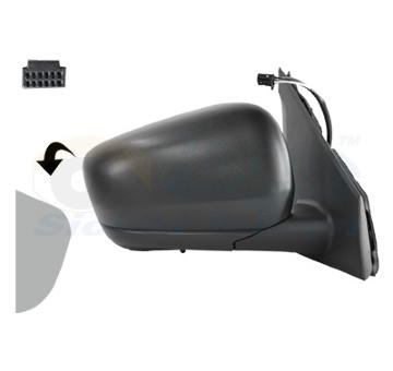 Vonkajżie spätné zrkadlo VAN WEZEL 4415806