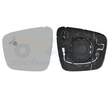 Sklo vonkajżieho zrkadla VAN WEZEL 4415835