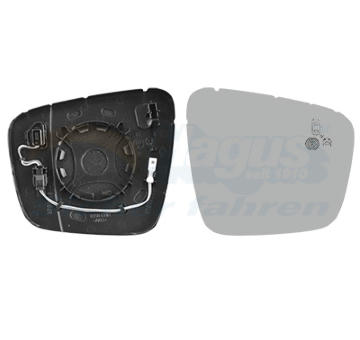 Sklo vonkajżieho zrkadla VAN WEZEL 4415836