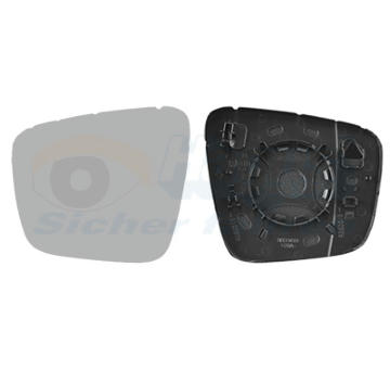 Sklo vonkajżieho zrkadla VAN WEZEL 4415837