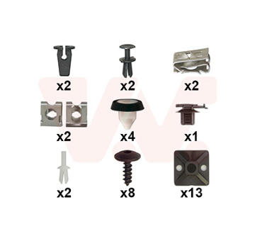 Montáżna sada, Nárazník VAN WEZEL 4908793