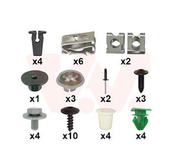 Blatník - montáżna sada VAN WEZEL 4908796
