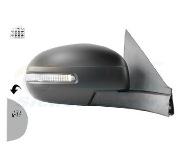 Vonkajżie spätné zrkadlo VAN WEZEL 5224808