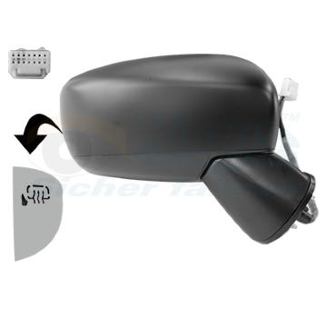 Vnější zpětné zrcátko VAN WEZEL 5257808