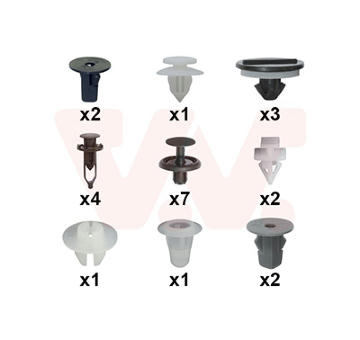 Blatník - montáżna sada VAN WEZEL 5437796