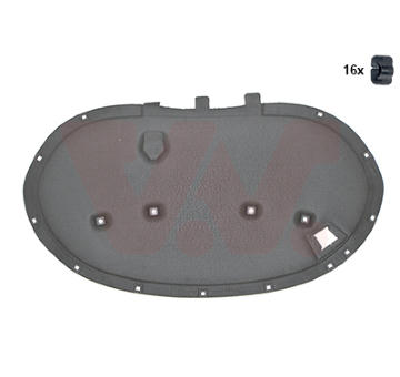 Izolace motorového prostoru VAN WEZEL 5740460