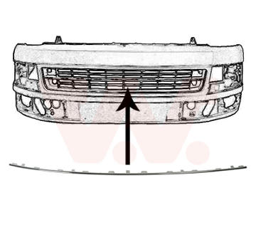 Ozdobná / ochranná lišta, nárazník VAN WEZEL 5790580