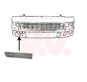 Větrací mřížka, nárazník VAN WEZEL 5790592