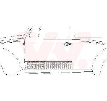 Dvere, karoserie VAN WEZEL 5801.71