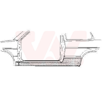 Nástupní panel VAN WEZEL 5812102