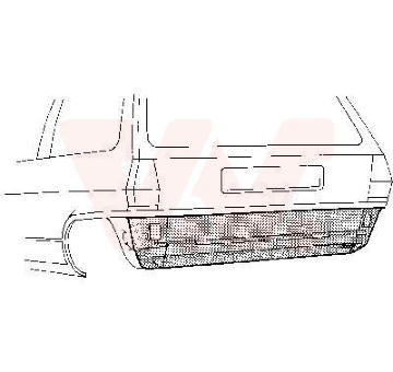 Zadní stěna VAN WEZEL 5820136