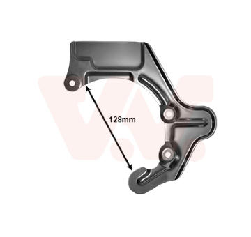Ochranný plech proti rozstřikování, brzdový kotouč VAN WEZEL 5824371