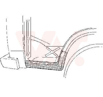 Nástupní panel VAN WEZEL 5858102