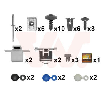 Montážní sada, nárazník VAN WEZEL 5894794