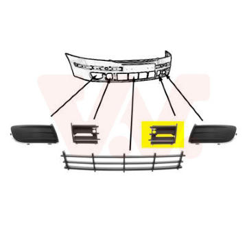 Vetraci mrizka, naraznik VAN WEZEL 7622593