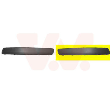 Ozdobna / ochranna lista, naraznik VAN WEZEL 8251583