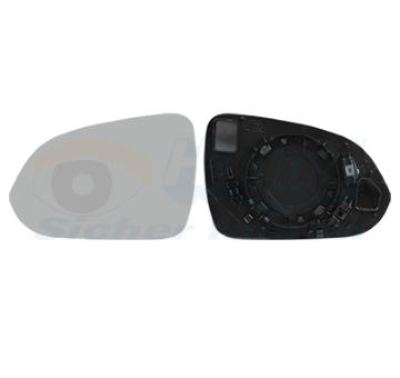 Sklo vonkajżieho zrkadla VAN WEZEL 8327831