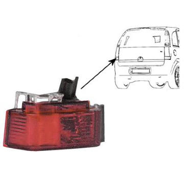 Zadné hmlové svetlo VAN WEZEL 3781927