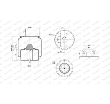 Mech, pneumaticke odpruzeni MONROE ASP4059
