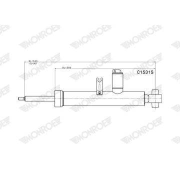 Tlmič pérovania MONROE C1531S