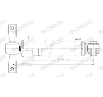 Tlumič pérování MONROE G2259