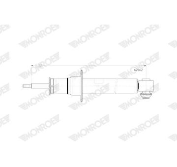 Tlumič pérování MONROE G2262