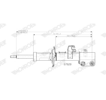 Tlumič pérování MONROE G7929