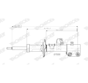 Tlumič pérování MONROE G7930