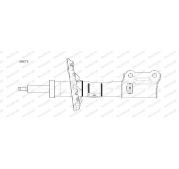 Tlumič pérování MONROE G8678