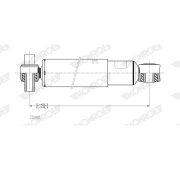 Tlumič pérování MONROE T5440