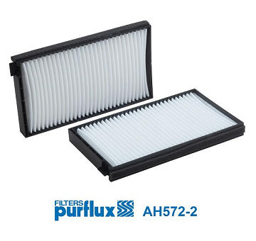 Filtr, vzduch v interiéru PURFLUX AH572-2