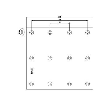 Sada brzdoveho oblozeni, bubnova brzda TEXTAR 1939302