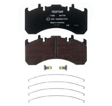 Sada brzdových destiček, kotoučová brzda TEXTAR 2917704