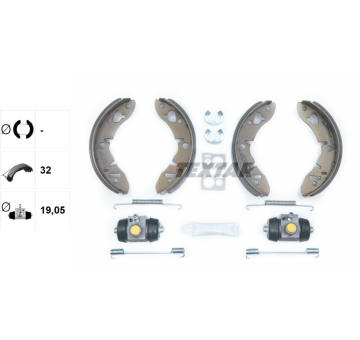 Sada brzdových čelistí TEXTAR 83005700