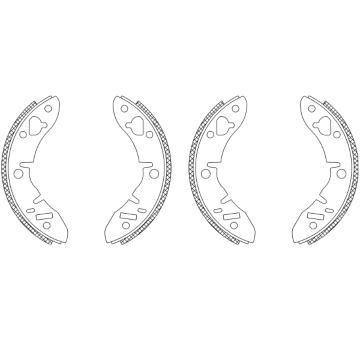 Sada brzdových čelistí TEXTAR 83005701