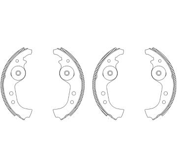 Sada brzdových čelistí TEXTAR 83005901