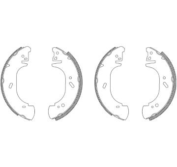 Sada brzdových čelistí TEXTAR 83048601