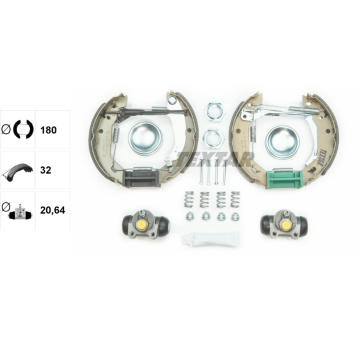 Sada brzdových čelistí TEXTAR 84031203