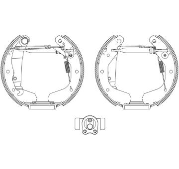 Sada brzdových čelistí TEXTAR 84033001