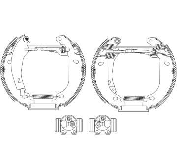 Sada brzdových čelistí TEXTAR 84037410