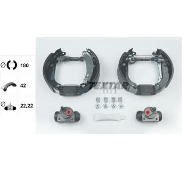 Sada brzdových čelistí TEXTAR 84037400