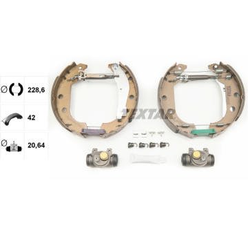 Sada brzdových čelistí TEXTAR 84038100