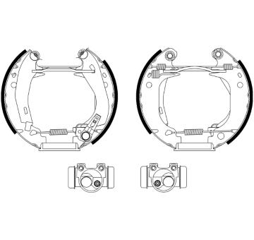 Sada brzdových čelistí TEXTAR 84038201