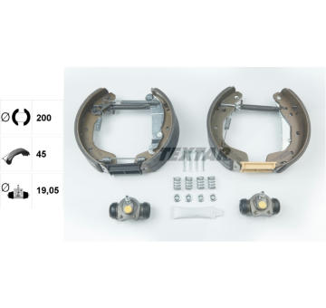 Sada brzdových čeľustí TEXTAR 84044900